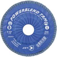 Disque &agrave; lamelles ajustables POWERBLEND TRM, 5" x 7/8", Type 29, Grain Z60, Alumine de zirconium Distribution Élite MP