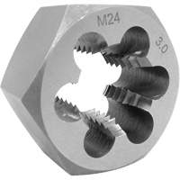 Metric Hex Die, 1" Dia., 10 mm-1 Thread, Alloy Steel Distribution Élite MP