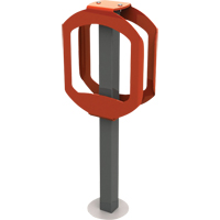 Bike Stop Bike Racks, Steel, 2 Bike Capacity Distribution Élite MP