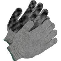 Classic Grip Gloves, Poly/Cotton, Single Sided, Large Distribution Élite MP