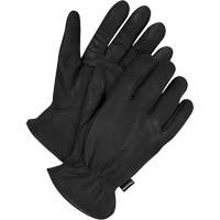 Gants de conducteur doubl&eacute;s classiques, Grand, Paume en Cuir fleur de daim, Thinsulate Distribution Élite MP