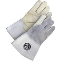 Gants de soudage en cuir fleur utilitaire Gander Brand, Cuir fleur de vache, Taille Grand Distribution Élite MP