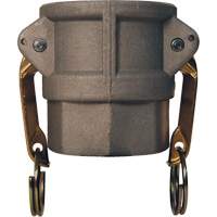 Coupleur &agrave; came et cannelure Global, Aluminium, Type D, 2", NPT femelle, 250 PSI Distribution Élite MP