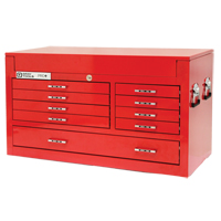 Coffre sup&eacute;rieur de s&eacute;rie PRO+, 42" la, 9 tiroirs, Rouge Distribution Élite MP