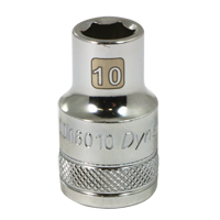 Douille m&eacute;trique, 10 mm, Prise 1/2", 6 pans Distribution Élite MP