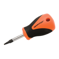 Tournevis court pour vis &agrave; t&ecirc;te carr&eacute;e creuse, Tige de #1, Ronde, 3-4/5" lo, Prise en Plastique/Bois/Coussin&eacute;e Distribution Élite MP