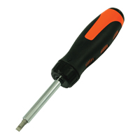 Tournevis multi embouts &agrave; cliquet, 10-3/5" lo, Prise Coussin&eacute;e Distribution Élite MP
