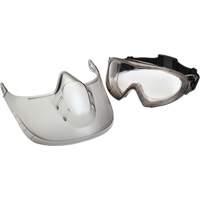 Lunettes de s&eacute;curit&eacute; Capstone Shield avec &eacute;cran facial amovible, Lentille Transparent, Antibu&eacute;e, Ventilation Directe/Ferm&eacute; Distribution Élite MP