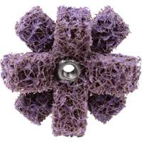 Scotch-Brite Cross Buff, BF-XB, 1-1/2" Dia., Medium Grit, Aluminum Oxide Distribution Élite MP