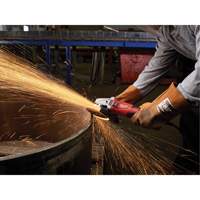 Petite meuleuse d'angle verrouillable avec collecteur coulissant, 5", 12 A Distribution Élite MP