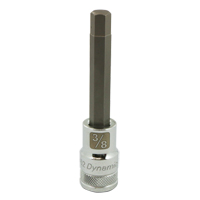 Longue douille &agrave; embout SAE, 3/8" x 3,94" lo, Prise 1/2" Distribution Élite MP