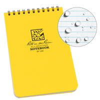 Carnet de notes de poche &agrave; spirale, Couverture souple, Jaune, 100 Pages, 4" , 6"  Distribution Élite MP