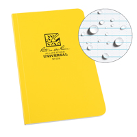 Livre reli&eacute; Field-Flex, Couverture souple, Jaune, 128 Pages, 4-5/8" , 7-1/4"  Distribution Élite MP