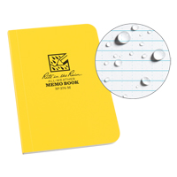 Livre m&eacute;mo, Couverture souple, Jaune, 112 Pages, 3-1/2" , 5"  Distribution Élite MP
