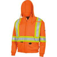 338SF Capuche &agrave; fermeture &eacute;clair ignifug&eacute;e, Hommes, T-Grand, Orange haute visibilit&eacute;, 22 cal/cm² Distribution Élite MP