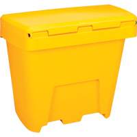 Bacs d'entreposage pour sel & sable, Avec Moraillon, 21" x 27" x 26", 4,24 pi³, Jaune Distribution Élite MP