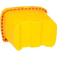 Bacs d'entreposage pour sel & sable, Avec Moraillon, 21" x 27" x 26", 4,24 pi³, Jaune Distribution Élite MP