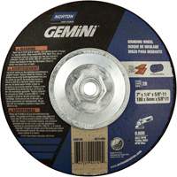 Gemini&reg; Saucer Wheel, 7" x 1/4", 5/8"-11 Arbor, Aluminum Oxide, Type 28 Distribution Élite MP