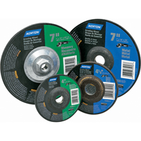 Gemini&reg; Depressed Centre Grinding Wheels, 4" x 1/4", 5/8" Arbor, Aluminum Oxide, Type 27 Distribution Élite MP