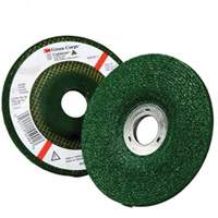 Green Corps Depressed Centre Wheel, 4-1/2" x 1/4", 7/8" Arbor, Aluminum Oxide, Type 27 Distribution Élite MP