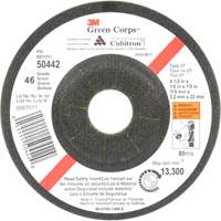 Green Corps Flexible Grinding Wheel, 4-1/2" x 1/8", 7/8" Arbor, Ceramic, Type 27 Distribution Élite MP