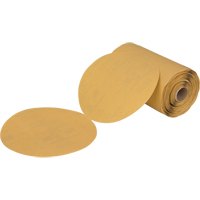 Rouleau de disques abrasifs dor&eacute;s en papier Stikit 216U, 6" dia., Grain P360, Oxyde d'aluminium Distribution Élite MP