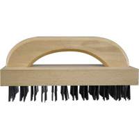 Flat Wire Butcher Block Brushes, Flat Steel Wire, 8 x 12 Wire Rows, 9" Long Distribution Élite MP