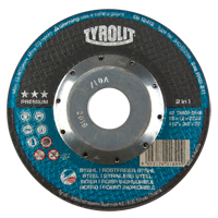 Premium 2 In 1 Thincut Cut-Off Wheel, 4-1/2" x 0.045", 7/8" Arbor, Type 27, Aluminum Oxide, 13300 RPM Distribution Élite MP