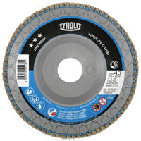 Heavy-Duty C-Trim Flap Disc, 6" x 7/8", Type 29, 40 Grit, Zirconium Distribution Élite MP