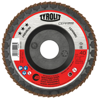Cerabond Flap Disc, 5" x 7/8", Type 27, 40 Grit, Ceramic Distribution Élite MP