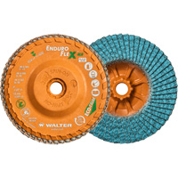 Enduro-Flex Alu Spin-On Flap Disc, 5" x 5/8"-11, Type 27, 40 Grit, Zirconia Alumina Distribution Élite MP