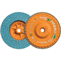 Enduro-Flex Alu Spin-On Flap Disc, 6" x 5/8"-11, Type 27, 40 Grit, Zirconia Alumina Distribution Élite MP
