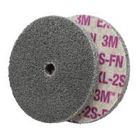 Scotch-Brite EXL Unitized Wheel, 6" x 1/4", 1/4" Arbor, Fine Grit, Aluminum Oxide/Ceramic/Zirconium Distribution Élite MP
