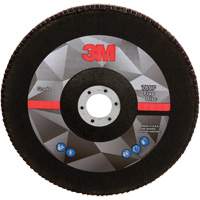 Disque &agrave; lamelles &agrave; changement rapide 769F, 7" x 5/8"-11, Type 27, Grain 40+, Oxyde d'aluminium/C&eacute;ramique Distribution Élite MP