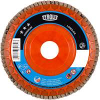 Premium LongLife Flap Disc, 4-1/2" x 7/8", Type 27, 120 Grit, Zirconium Distribution Élite MP