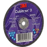Meule &agrave; tronçonner Cubitron 3, 3" x 0,035", Arbre de 1/4", Type T1, C&eacute;ramique, 21000 Tr/min Distribution Élite MP