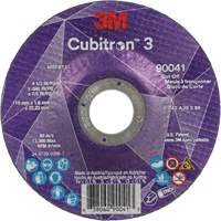 Meule &agrave; tronçonner Cubitron 3, 4-1/2" x 0,045", Arbre de 7/8", Type T27, C&eacute;ramique, 13 300 Tr/min Distribution Élite MP