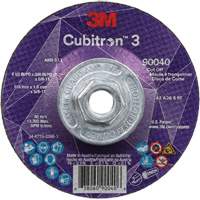 Meule &agrave; tronçonner Cubitron 3, 4-1/2" x 0,045", Arbre de 5/8"-11, Type T27, C&eacute;ramique, 13 300 Tr/min Distribution Élite MP