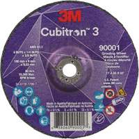 Cubitron 3 Depressed Centre Grinding Wheel, 4" x 1/4", 3/8" Arbor, Ceramic, Type T27 Distribution Élite MP