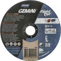 Gemini RightCut Right Angle Cut-Off Wheel, 6" x 0.045", 7/8" Arbor, Type 01/41, Aluminum Oxide, 10185 RPM Distribution Élite MP