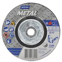 Metal Grinding & Cutting Wheel, 4-1/2" x 1/8", 5/8"-11 Arbor, Type 27, Aluminum Oxide Distribution Élite MP