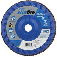 Disque &agrave; lamelles &agrave; garnissage rapide BueFire, 7" x 7/8", Type 27, Grain 40, Alumine de zirconium Distribution Élite MP