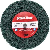 Disque Clean and Strip XT Pro Extra Cut Disc XC-DC Scotch-Brite, 4" dia., Grain Extra grossier, Oxyde d'aluminium Distribution Élite MP