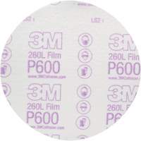 Disque abrasif de finition en pellicule Hookit 00971 260L, dia 6", Grain P600, Oxyde d'aluminium Distribution Élite MP