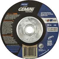 Gemini Flexible A AO Grinding and Cutting Wheel, 4-1/2" x 1/8", 5/8"-11 Arbor, Type 29, Aluminum Oxide, 13580 RPM Distribution Élite MP
