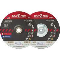 Sait Z-Tech Pipeline High Performance Wheel, 6" x 1/8", 5/8"-11 Arbor, Zirconium, Type 27 Distribution Élite MP
