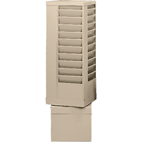 Literature Storage Racks, Rotating, 44 Slots, Steel, 14-1/8" W x 14-1/8" D x 48-1/2" H Distribution Élite MP