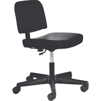 Chaises de dactylo, Vinyle, Noir, Capacit&eacute; 250 lb Distribution Élite MP
