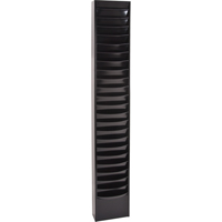 Literature Storage Racks, Stationary, 23 Slots, Steel, 9-3/4" W x 4-1/8" D x 65-1/2" H Distribution Élite MP