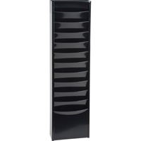 Literature Storage Racks, Stationary, 11 Slots, Steel, 9-3/4" W x 4-1/8" D x 36" H Distribution Élite MP
